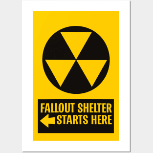 Fallout Shelter Starts Here Posters and Art